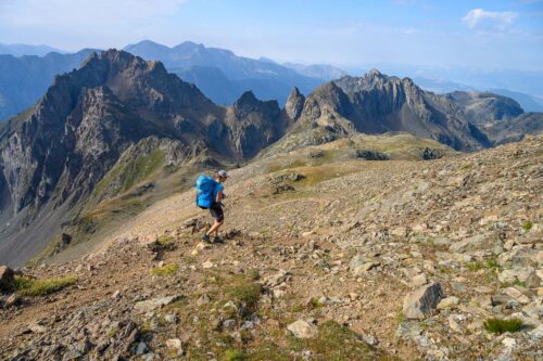 Descente vers le refuge de la Pra